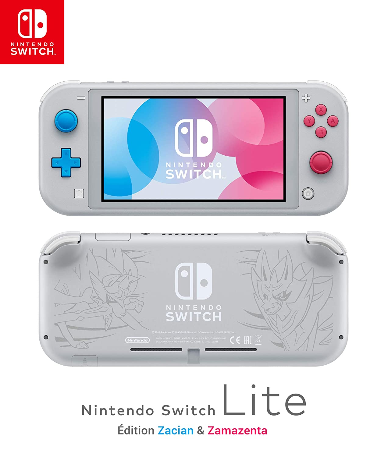 Konsole Lite Zacian & Zamazenta Edition hellgrau