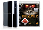 Konsole FAT 80GB schwarz + Killzone 2 + Original Controller