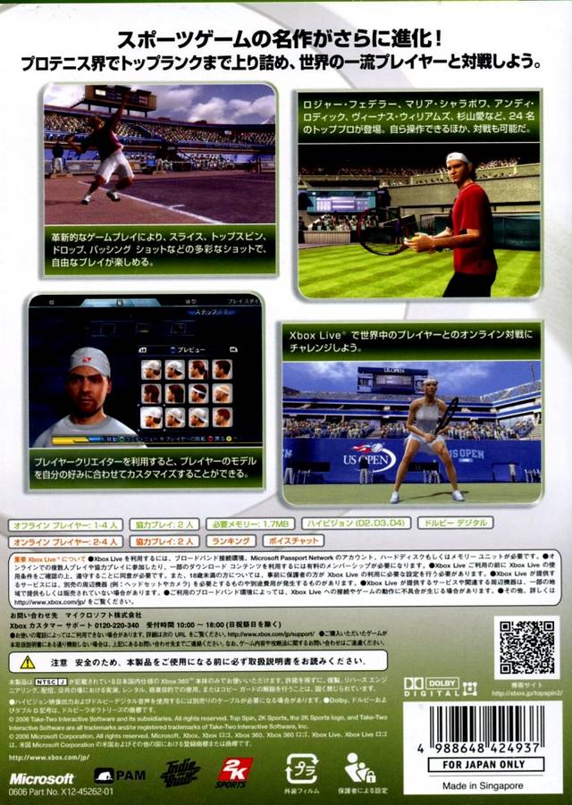 Top Spin 2 (JP)