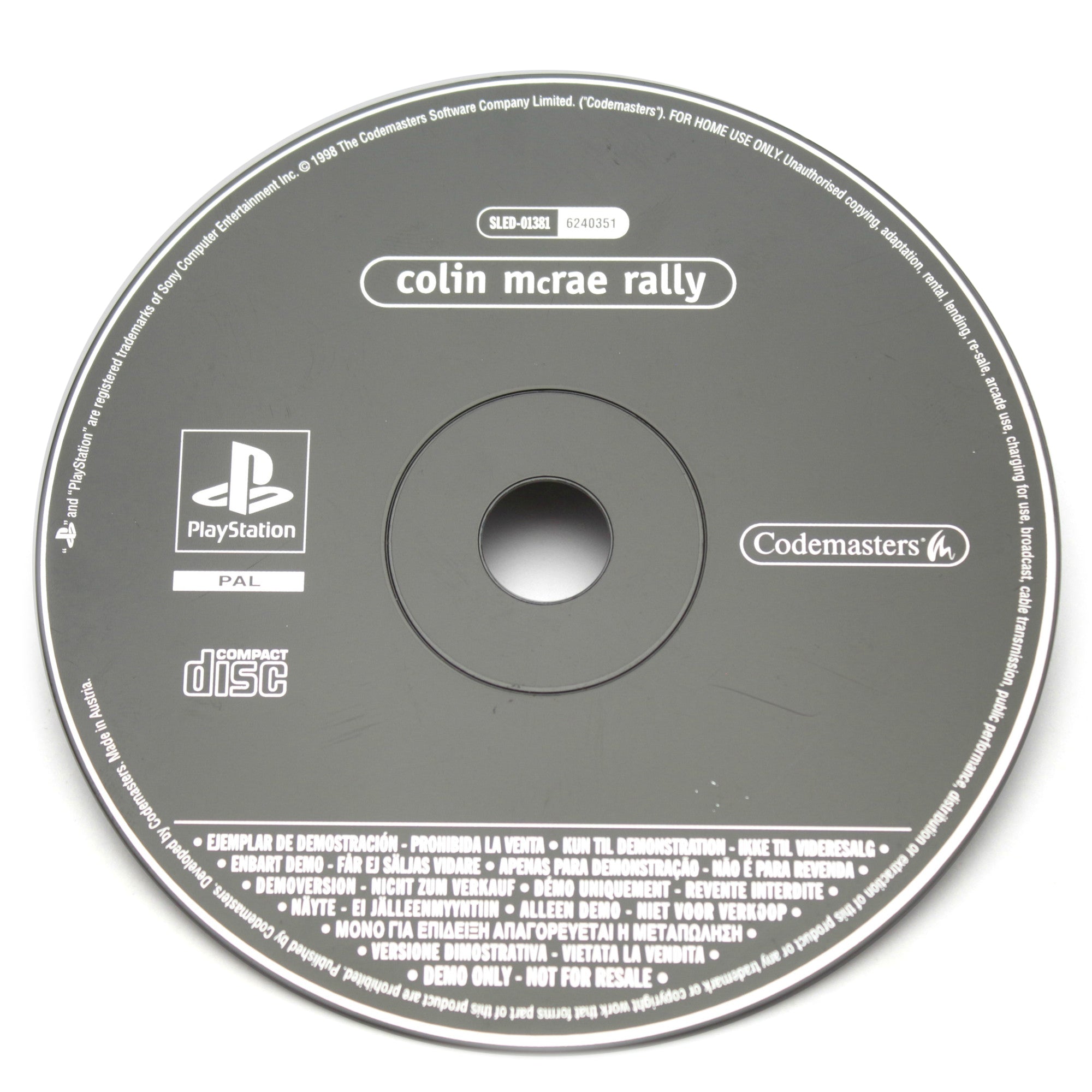 Colin McRae Rally DEMO