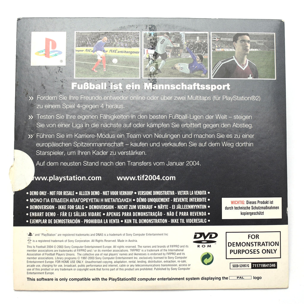This is Football 2004 DEMO