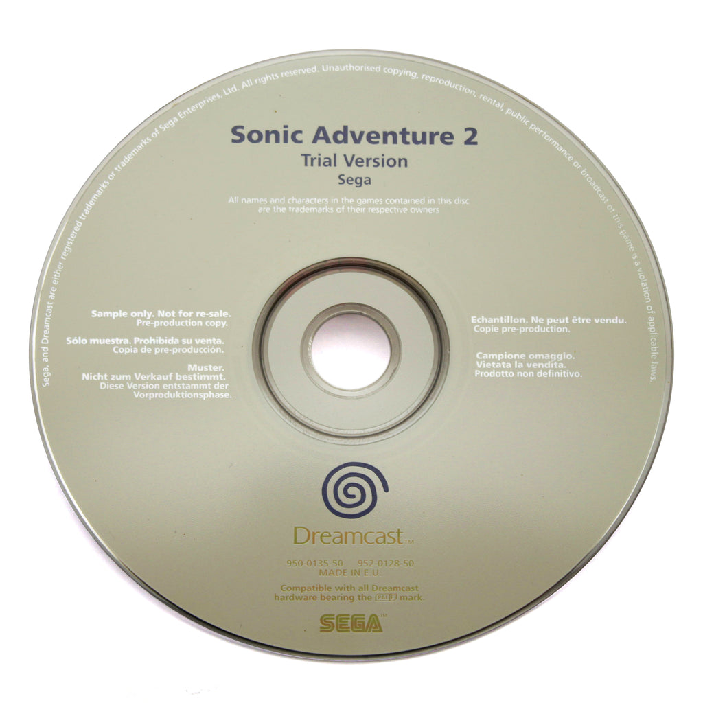Sonic Adventure 2 DEMO trial Version