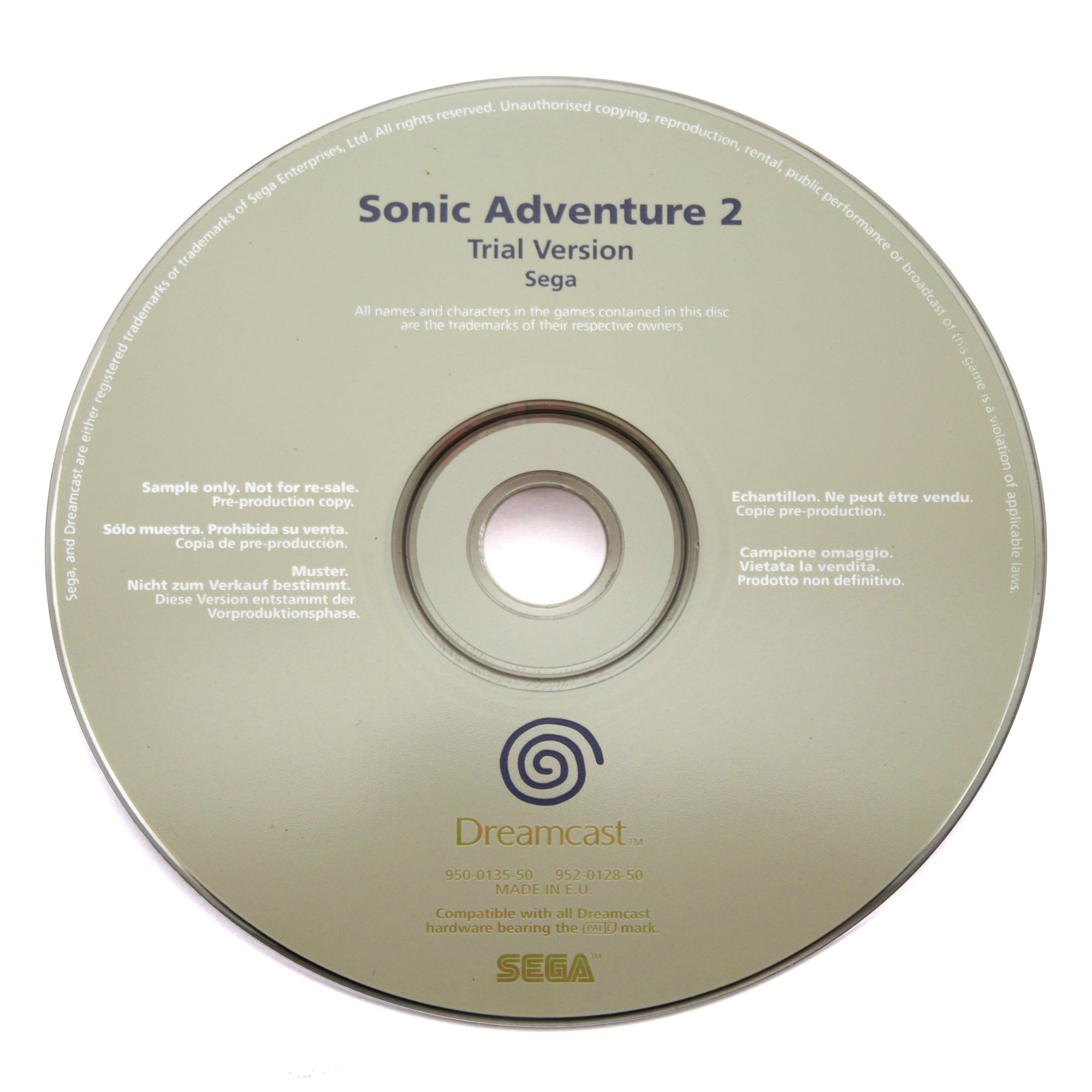 Sonic Adventure 2 DEMO trial Version