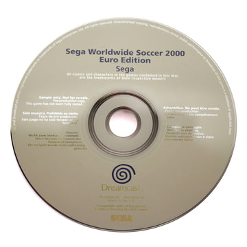 Sega Worldwide Soccer 2000 Euro Edition DEMO