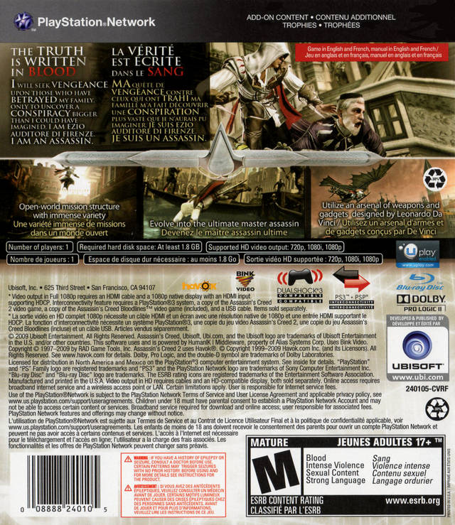 Assassin's Creed II (US)