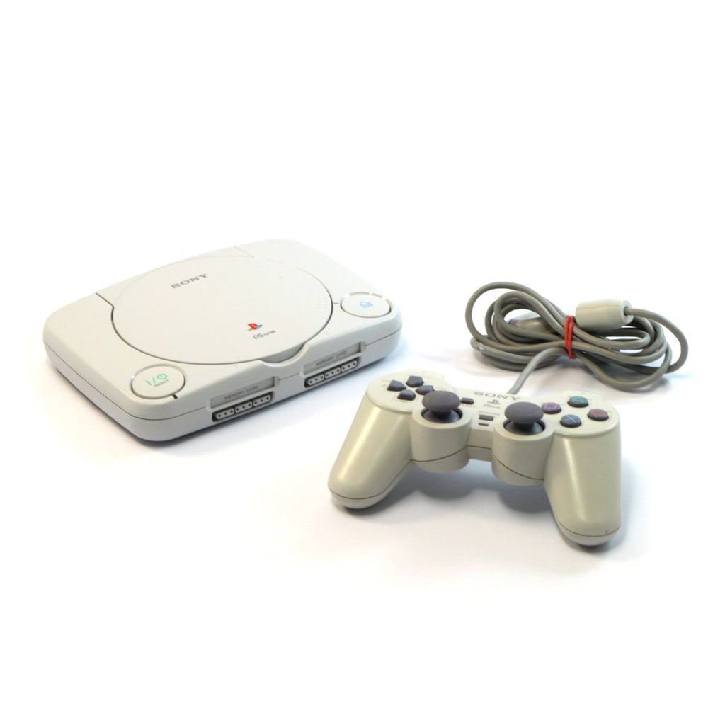 Konsole PSOne Slim + Original Dualshock Controller + Zubehör