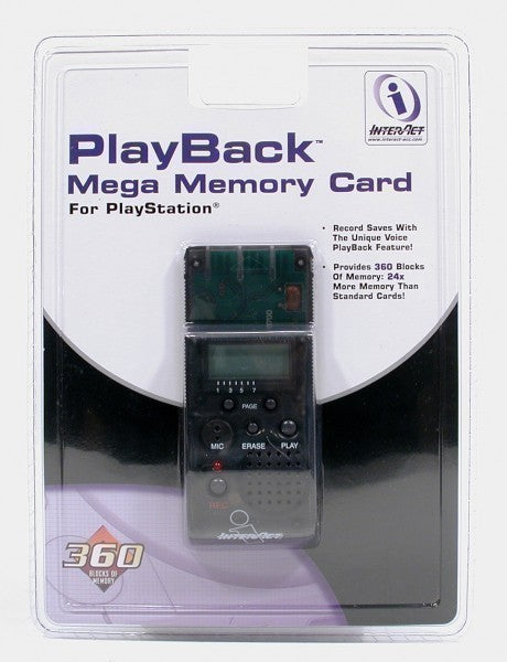 Memory Card / Memorycard / Speicherkarte 24 MB / 360 Blocks verschieden Farben [InterAct]
