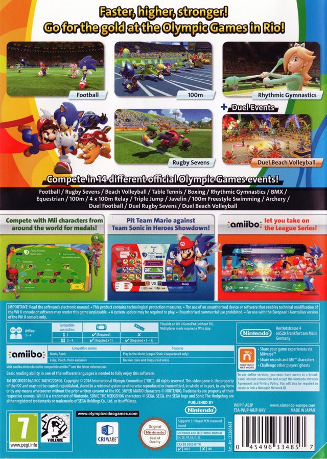 Mario & Sonic bei den Olympischen Spielen: Rio 2016 (GB)