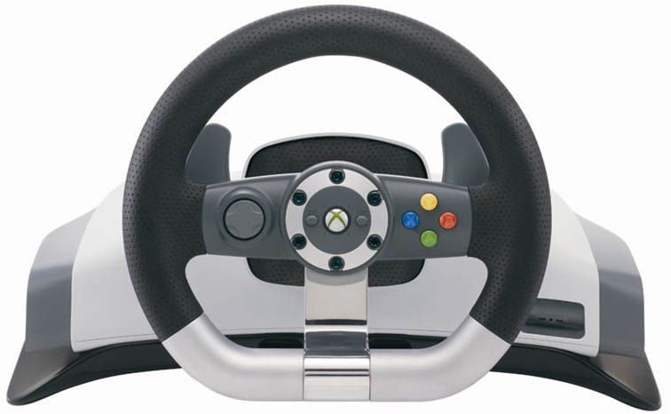 Original Lenkrad / Racing / Steering Wheel mit Pedale & Force Feedback [Microsoft]