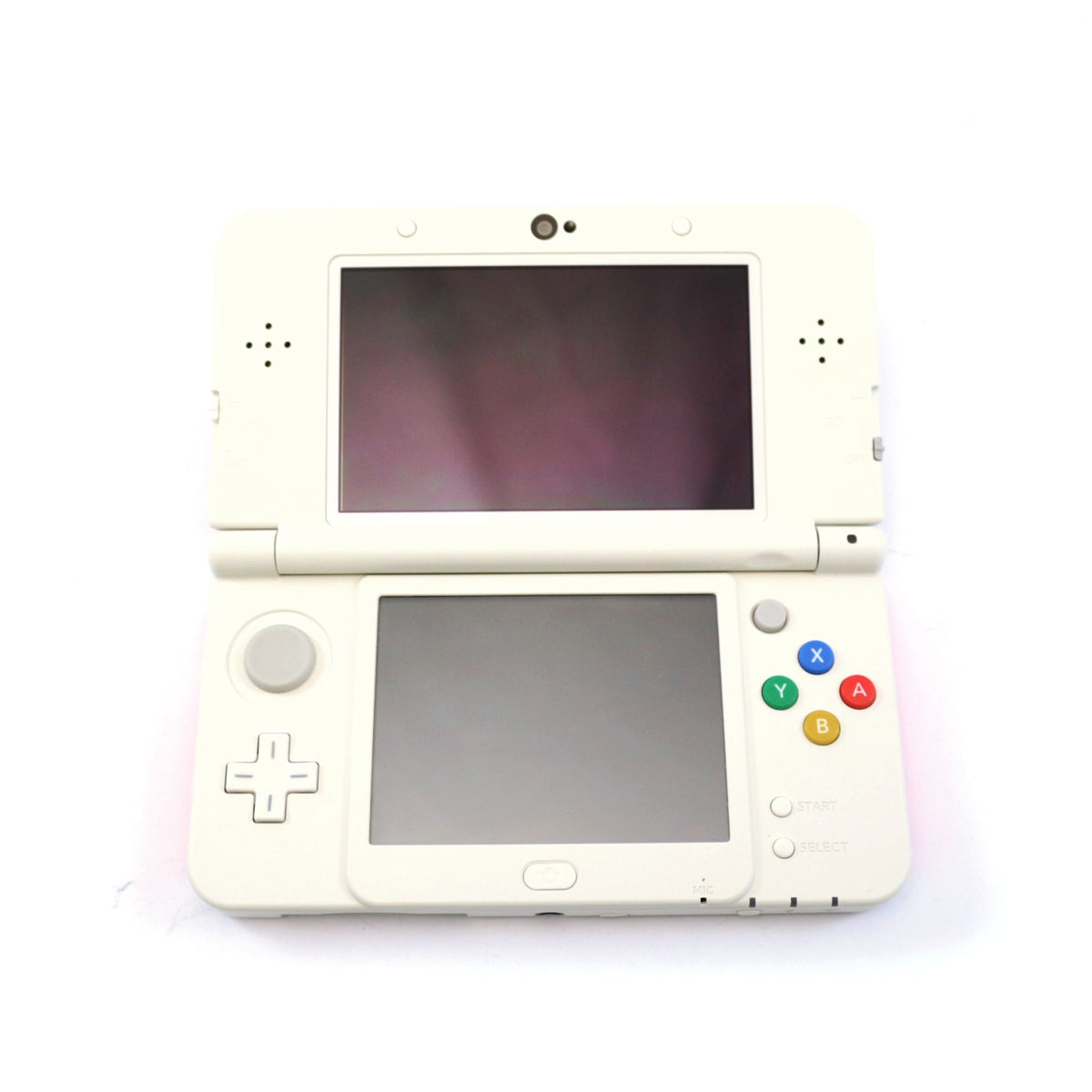 Konsole weiß mit Mario Faceplates + Netzteil