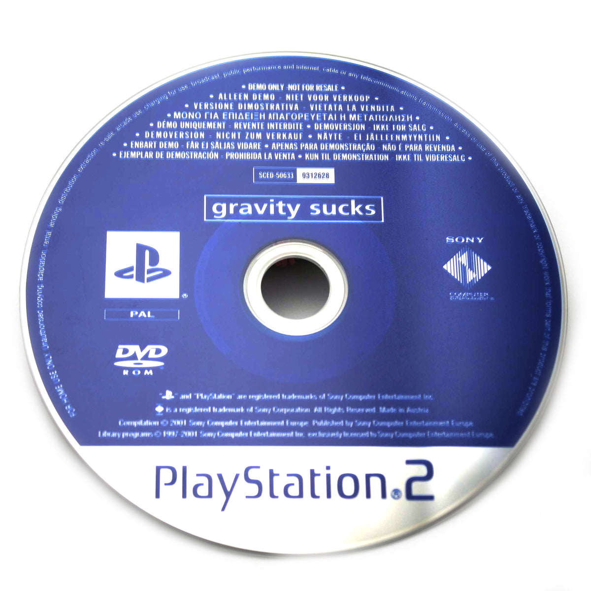 Gravity sucks Demo Disc