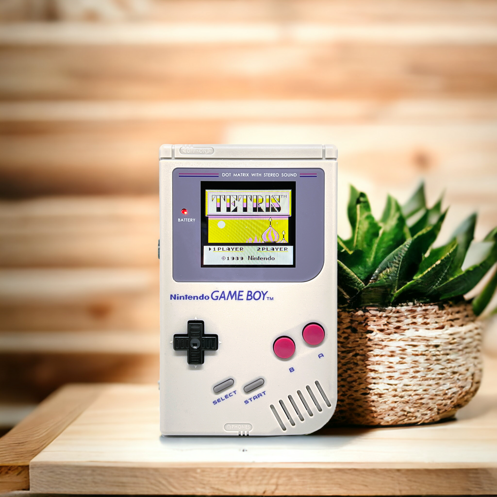Konsole Classic DMG-01 grau IPS V5 LCD Display Mod
