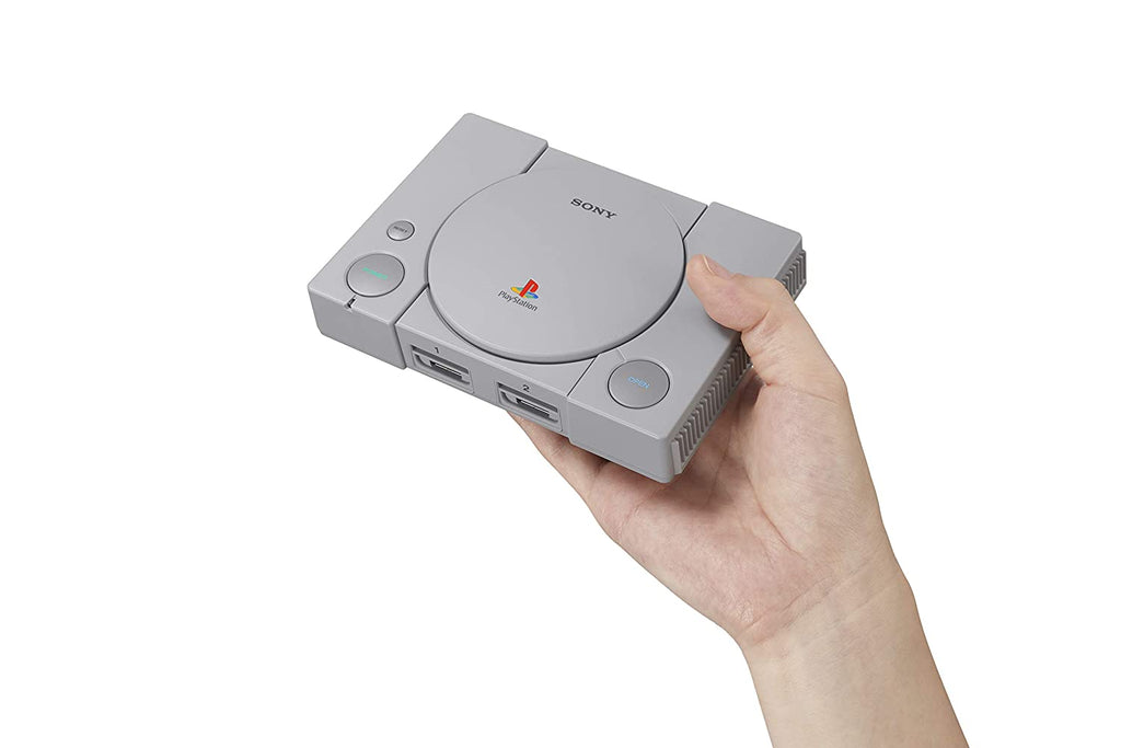 PlayStation Classic Mini Konsole + 2 Original Classic Controller + 20 Spiele (DE)