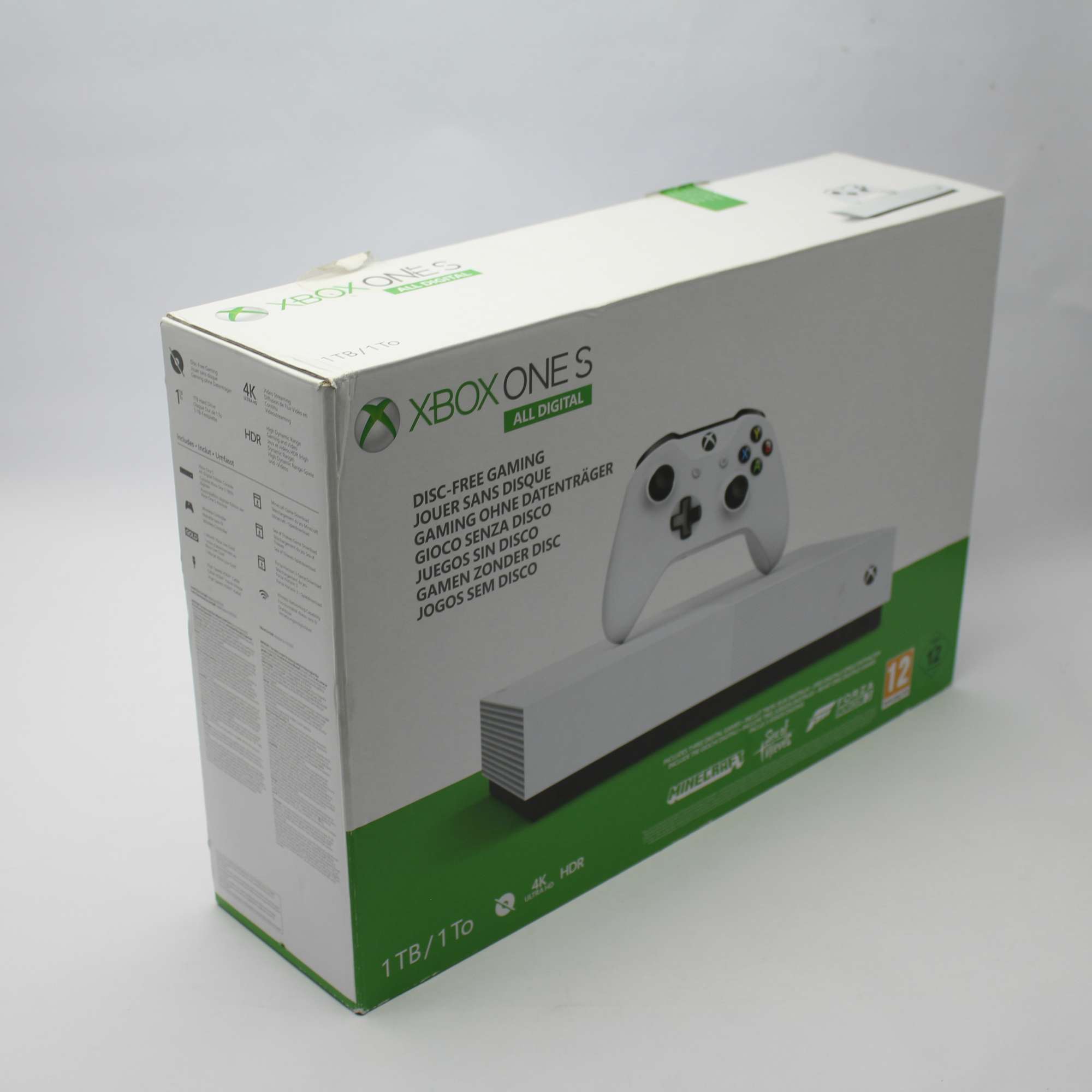 Konsole Slim 1TB All Digital Edition + Spiele + Original Controller — All Digital Edition