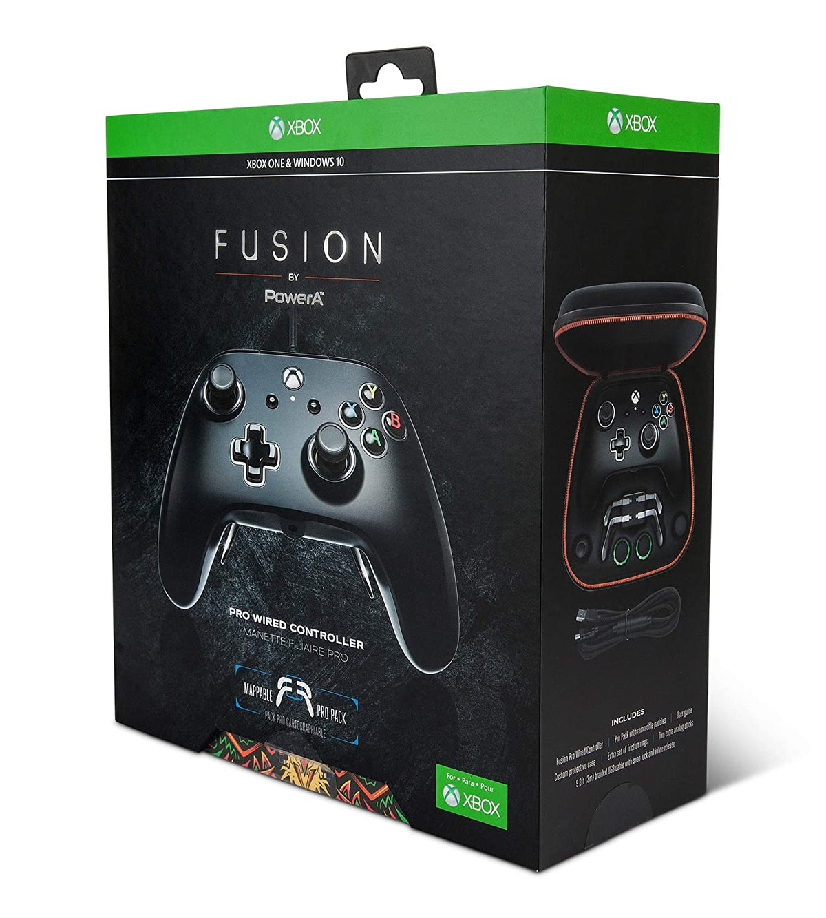 SA 1966: Pro Wired Controller Fusion Black [PowerA] SONSTIGES