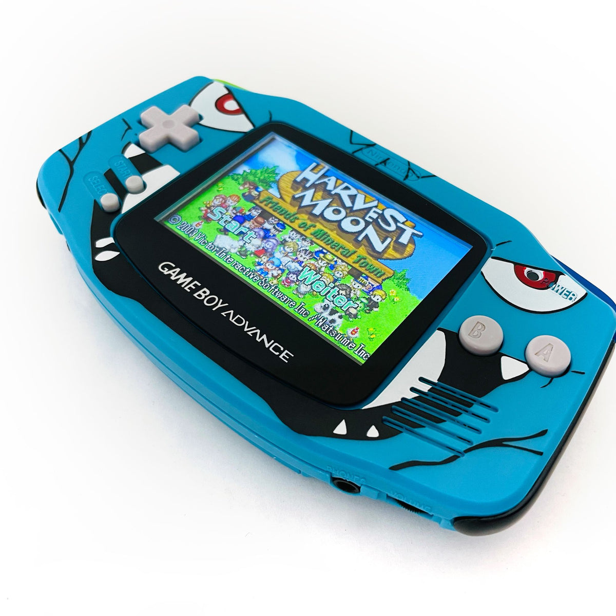 Konsole Pokémon Bisaflor Custom Case IPS V3 Touch LCD Display Mod
