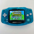Konsole GBA hellblau-transp. IPS LCD Display MOD