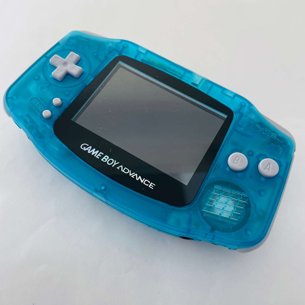 Konsole GBA hellblau-transp. IPS LCD Display MOD