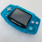 Konsole GBA hellblau-transp. IPS LCD Display MOD
