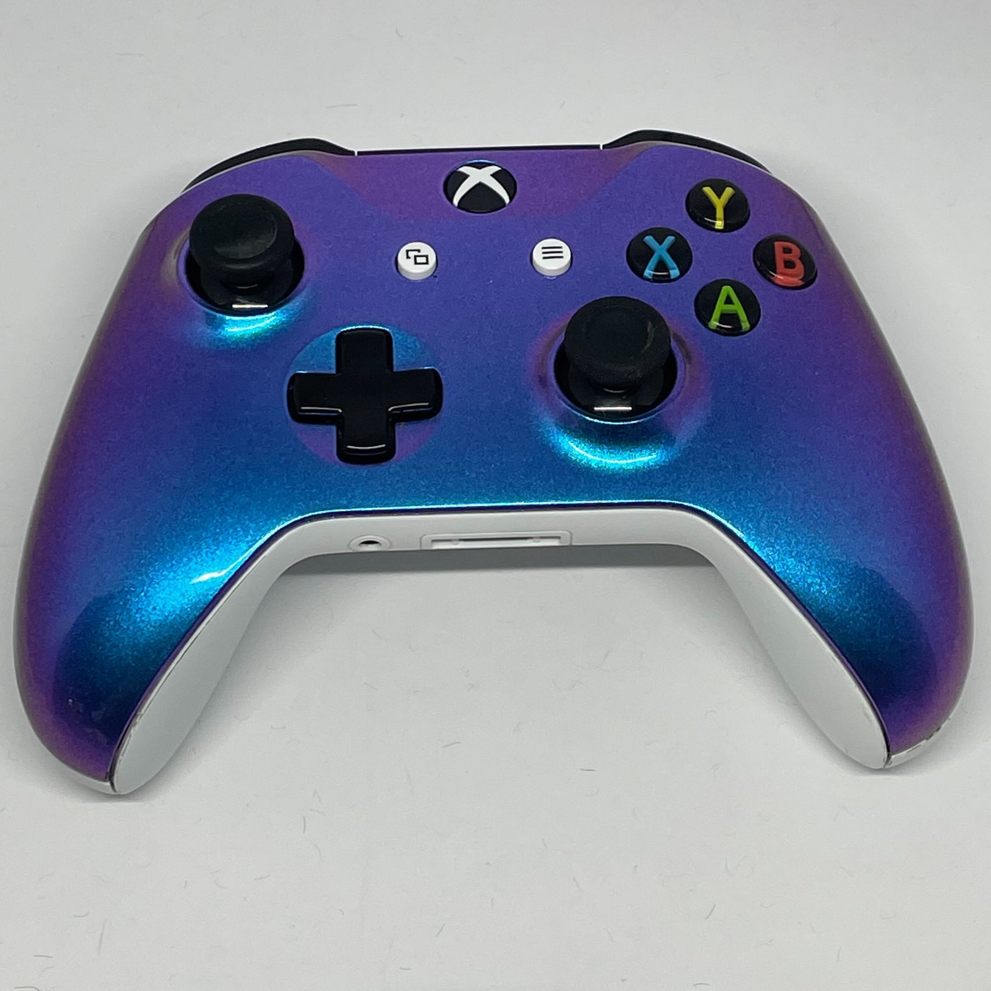 Original Wireless Controller Custom Design lila-blau chrom-meliert