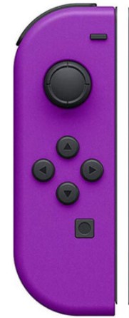 Original Joy-Con Controller L / HAC-015 — Neon-Lila