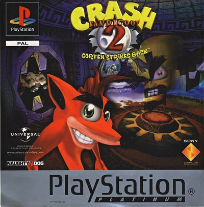 Crash Bandicoot 2: Cortex Strikes Back (EU) — Platinum