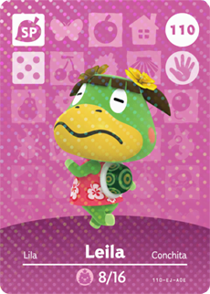 Animal Crossing Amiibokarte 110 Lotte/Leila - Serie 2