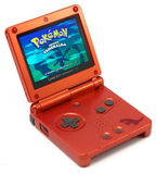 Konsole GBA SP Groudon IPS V3 Mod + Colorchange + Pixel Effekt + OSD + Netzteil