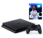 Konsole Slim 1TB schwarz + FIFA 18 + Original Controller