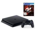Konsole Slim 500GB schwarz + Gran Turismo Sport + Original Controller