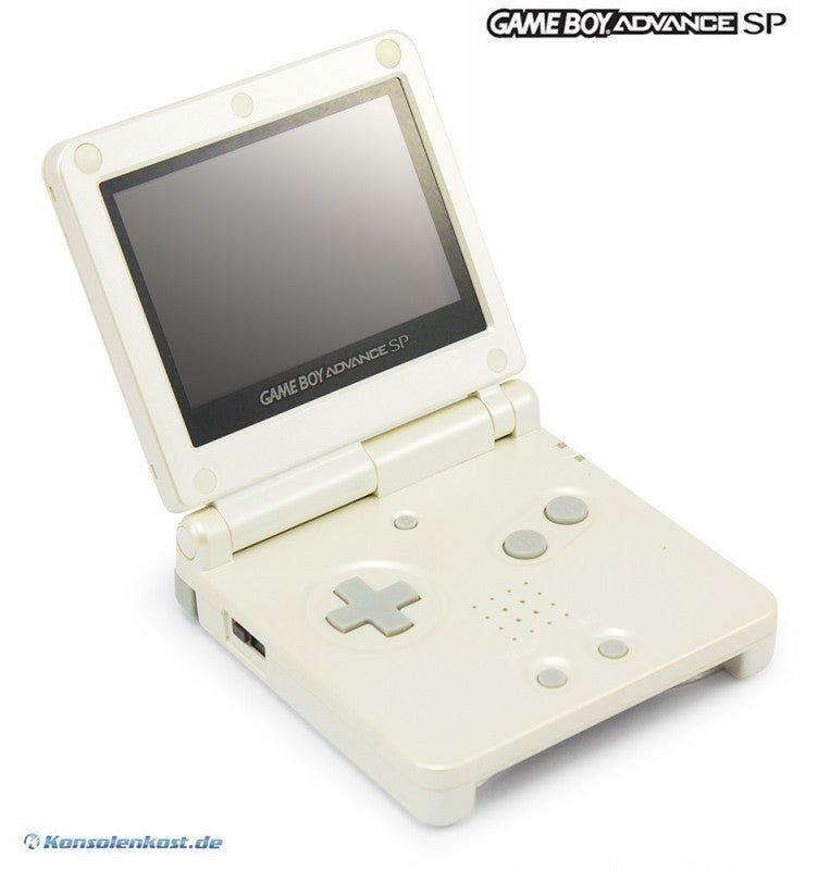 Konsole GBA SP Final Fantasy Tactics Pearl White Edition + Netzteil (JP)