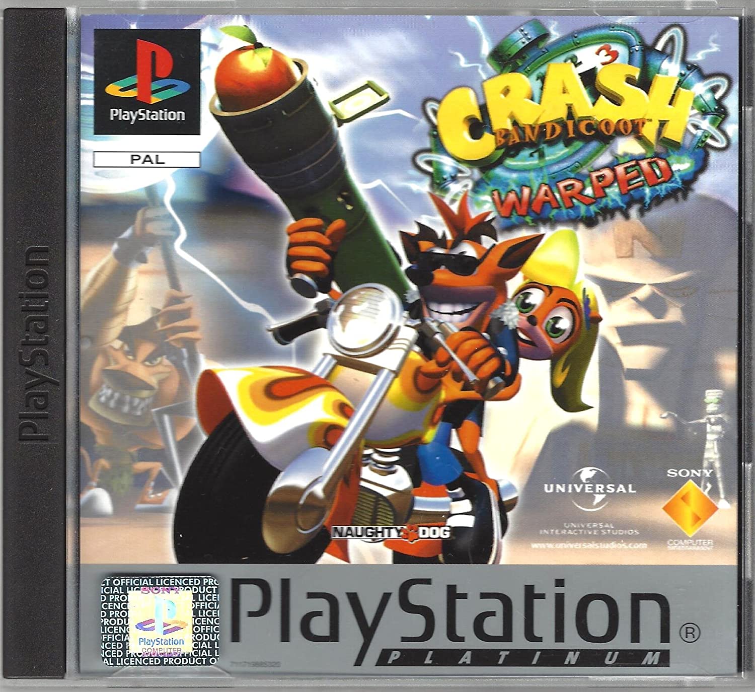 Crash Bandicoot 3 - Warped — Platinum