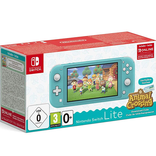 Konsole Lite Türkis + Animal Crossing New Horizons