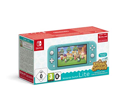Konsole Lite Türkis + Animal Crossing New Horizons