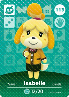 Animal Crossing Amiibokarte 113 Melinda/Isabelle - Serie 2