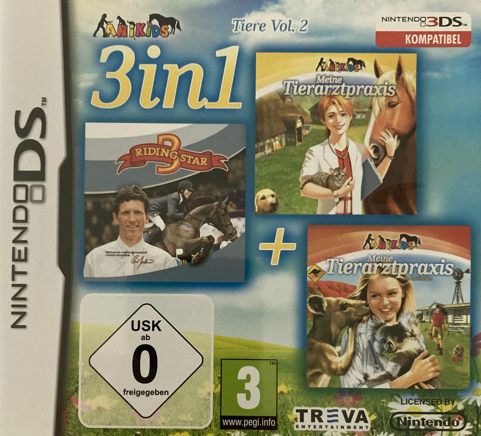 3in1 Tiere Vol. 2: Tierarztpraxis + TP Australien + Riding Star 3 (DE)
