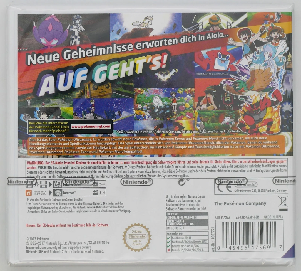 Pokémon: Ultrasonne (DE) · Sammlerstück