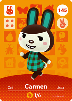 Animal Crossing Amiibokarte 145 Hilda/Carmen - Serie 2