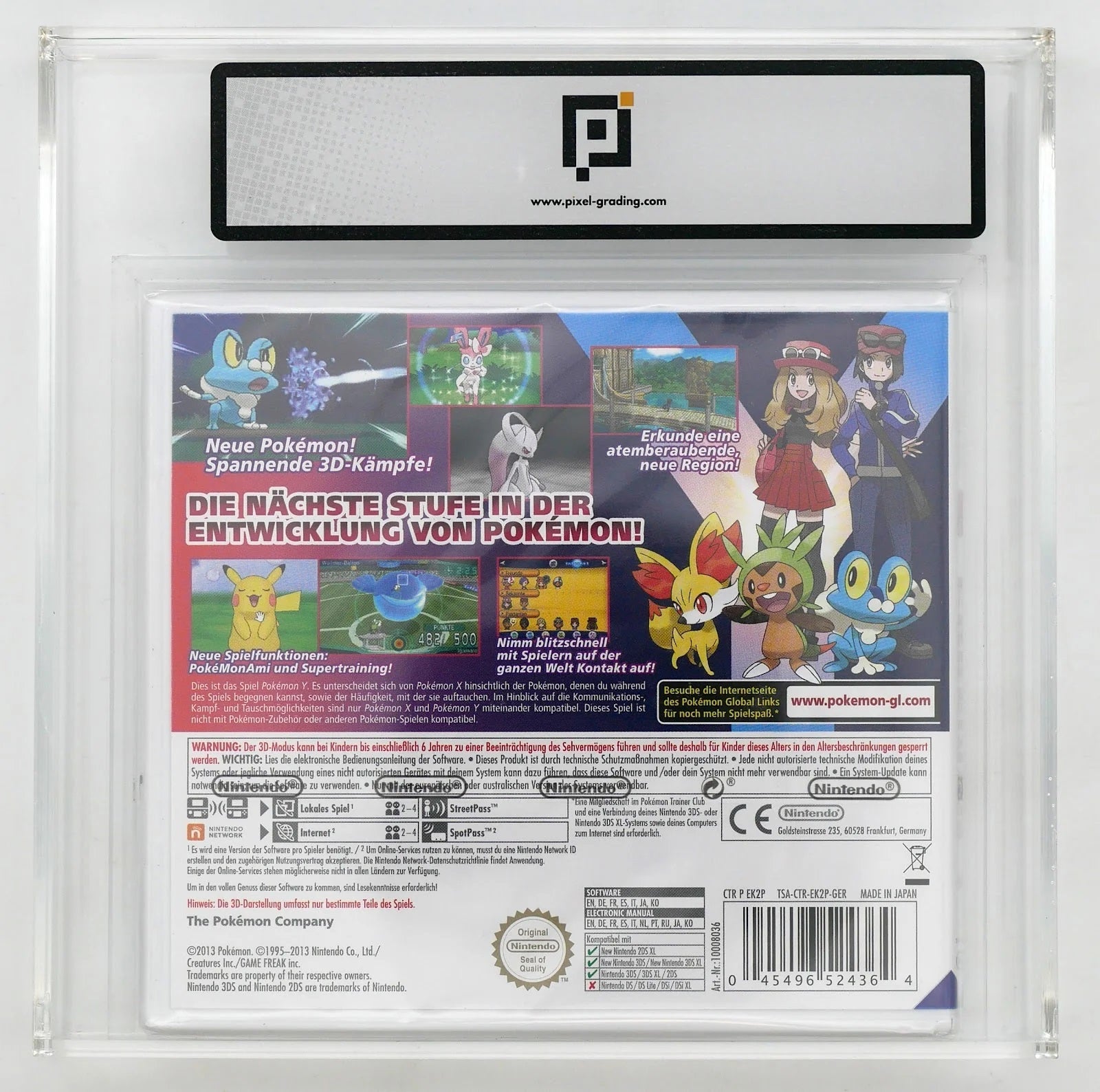 Pokémon Y Pixel Grading SEALED 85+ 34585315 (DE) · Sammlerstück