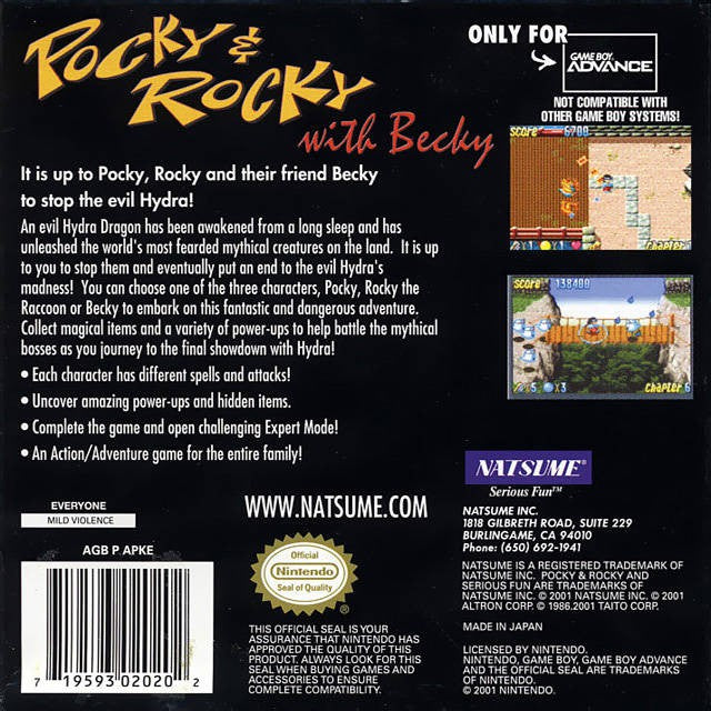Pocky & Rocky with Becky