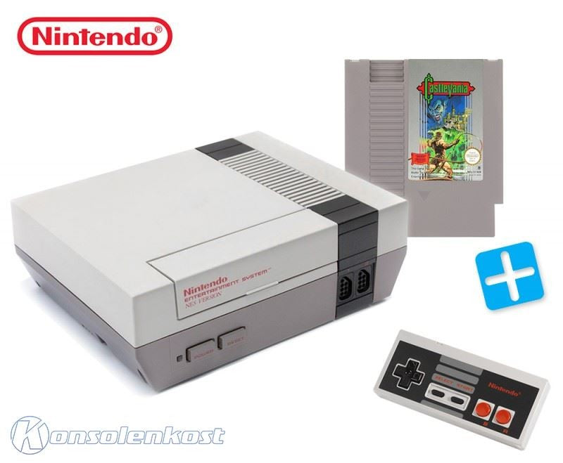 Konsole + Castlevania 1 + Original Controller