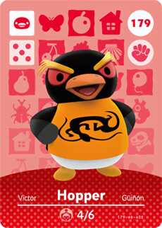 Animal Crossing Amiibokarte 179 Hauke/Hopper - Serie 2