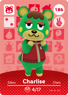 Animal Crossing Amiibokarte 186 Tabea/Charlise - Serie 2