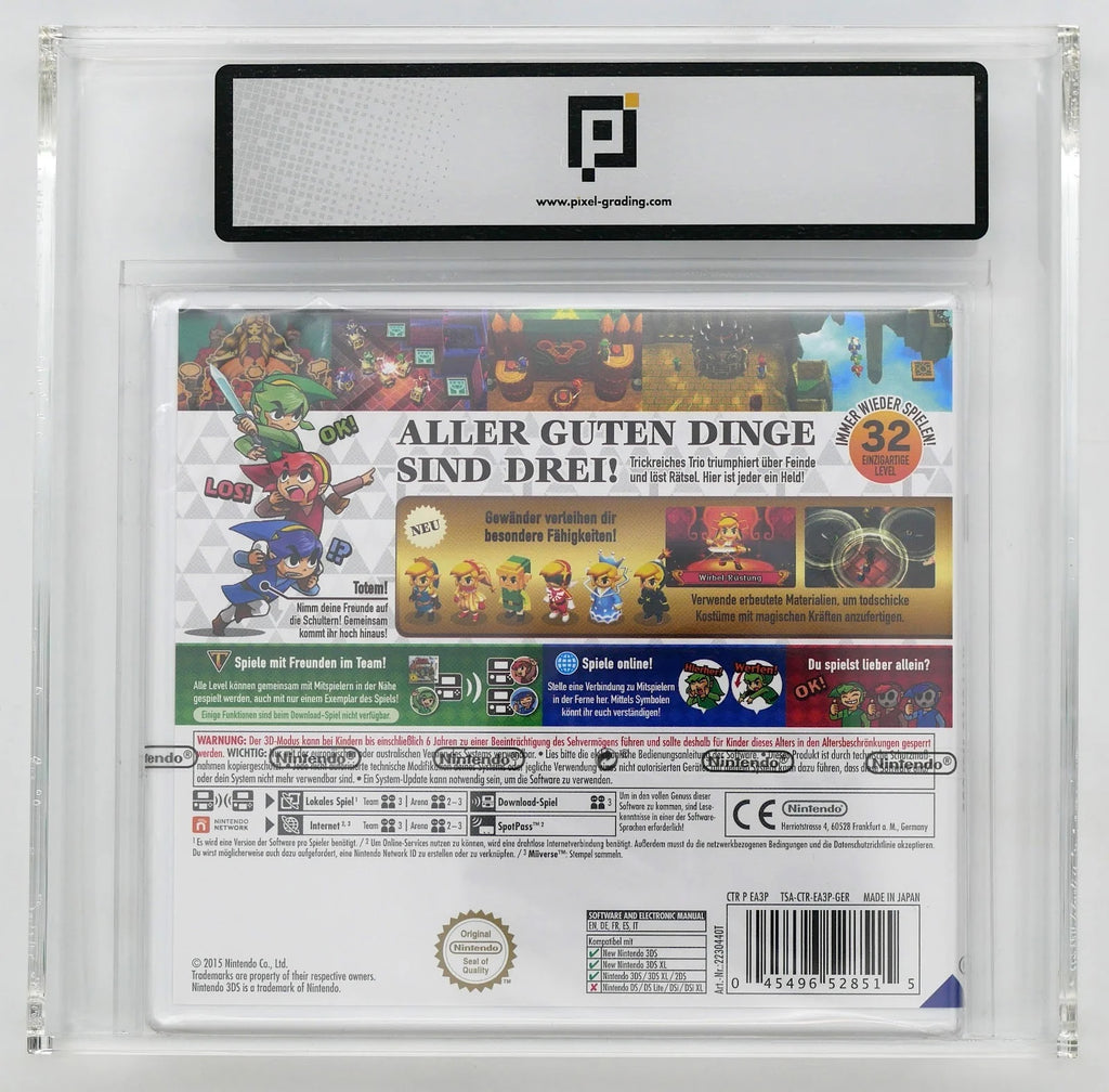 The Legend of Zelda: Triforce Heroes Pixel Grading SEALED 90+ 10285172 (DE) · Sammlerstück