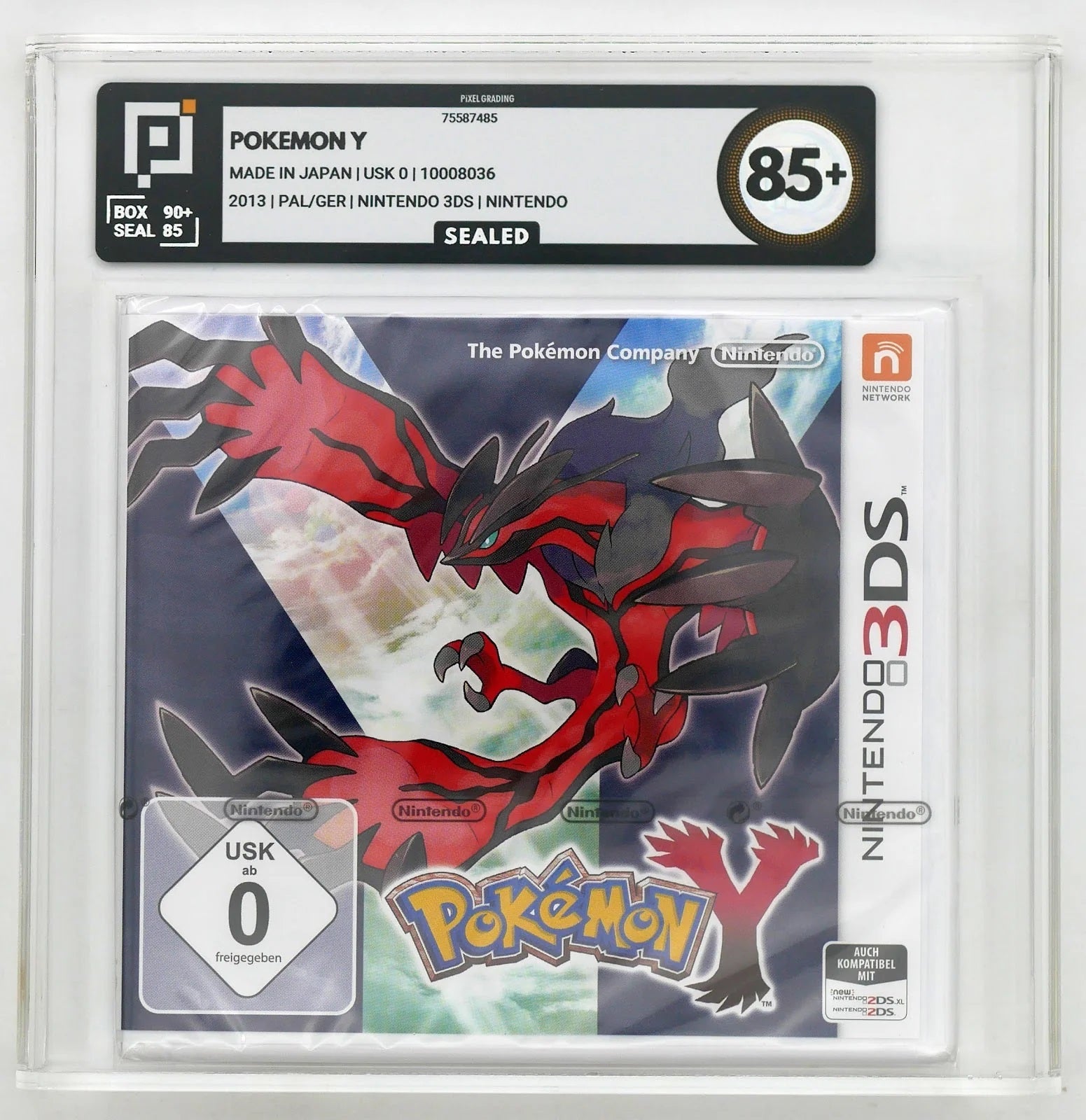 Pokémon Y Pixel Grading SEALED 85+ 75587485 (DE) · Sammlerstück