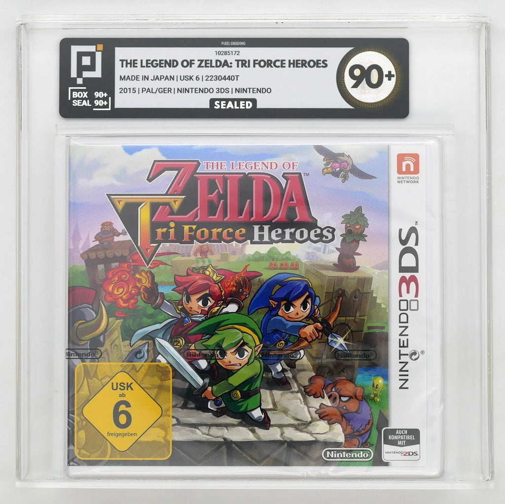 The Legend of Zelda: Triforce Heroes Pixel Grading SEALED 90+ 10285172 (DE) · Sammlerstück
