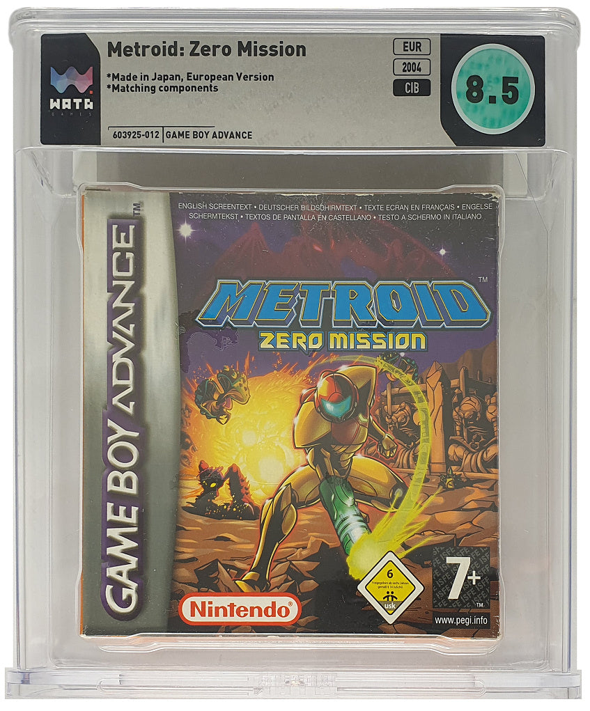 Metroid Zero Mission WATA Grading CIB 8.5 (EU) · Sammlerstück