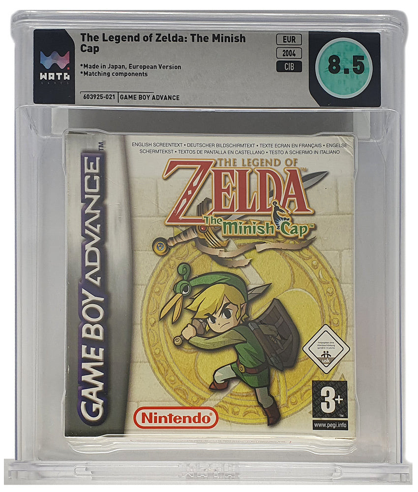 The Legend of Zelda: The Minish Cap WATA Grading CIB 8.5 (EU) · Sammlerstück