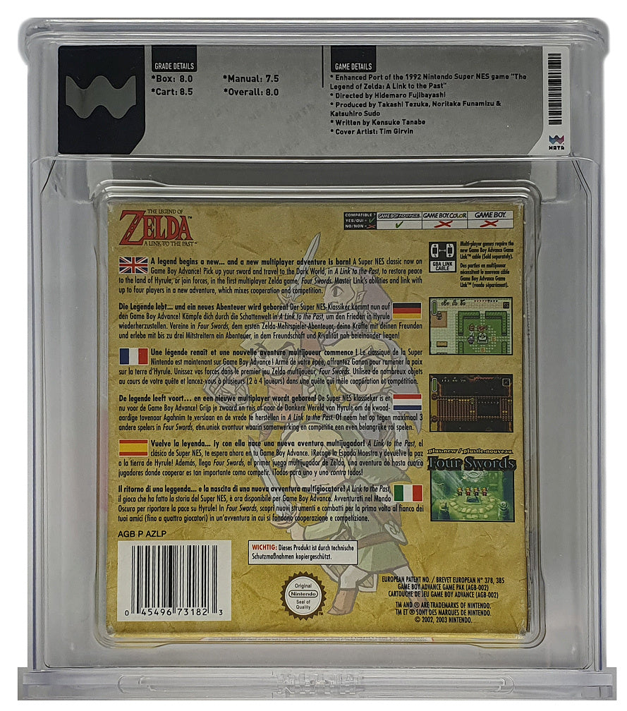 Legend of Zelda: A Link to the Past - Four Swords WATA Grading CIB 8.0 (EU) · Sammlerstück