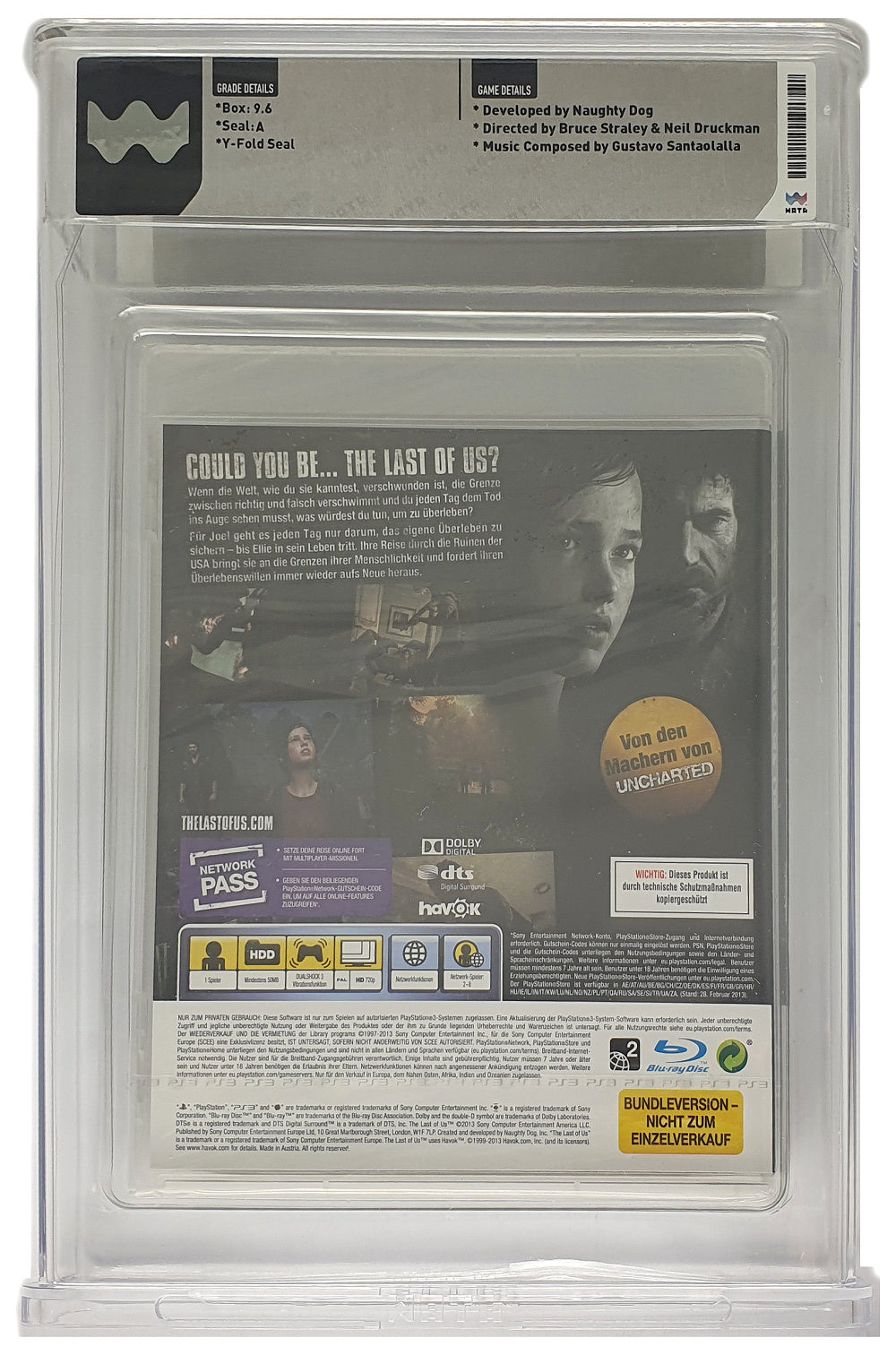 The Last of Us WATA Grading SEALED 9.6 (DE) · Sammlerstück